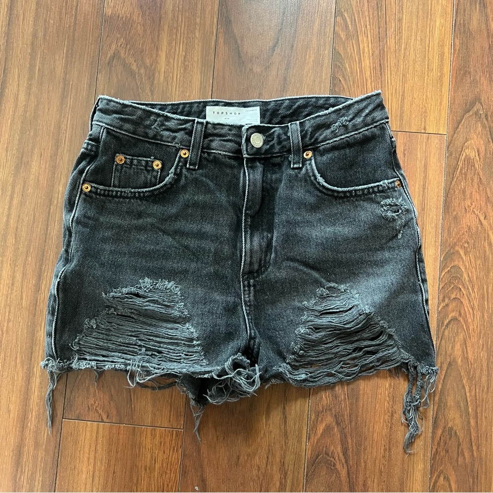 Topshop Denim Mom Shorts